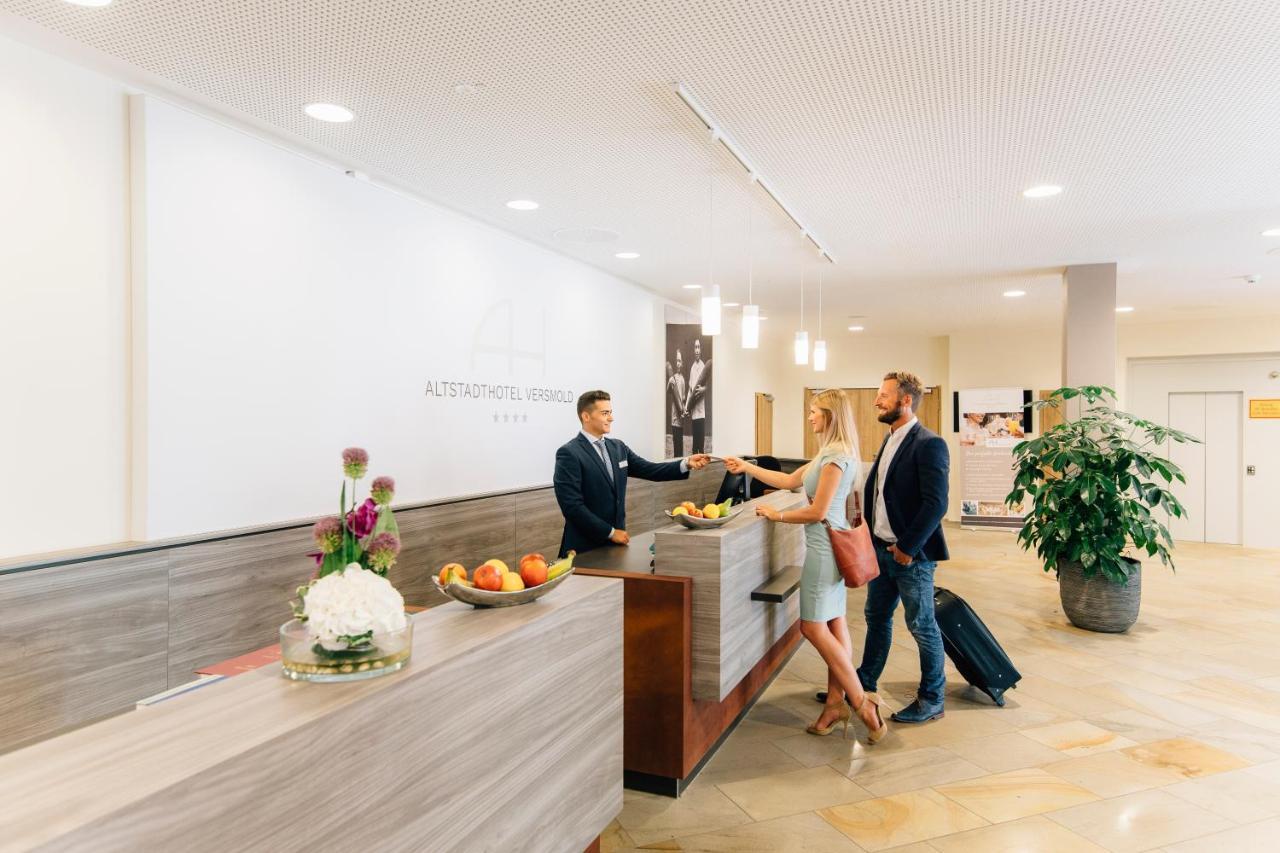 Altstadthotel Versmold Bagian luar foto